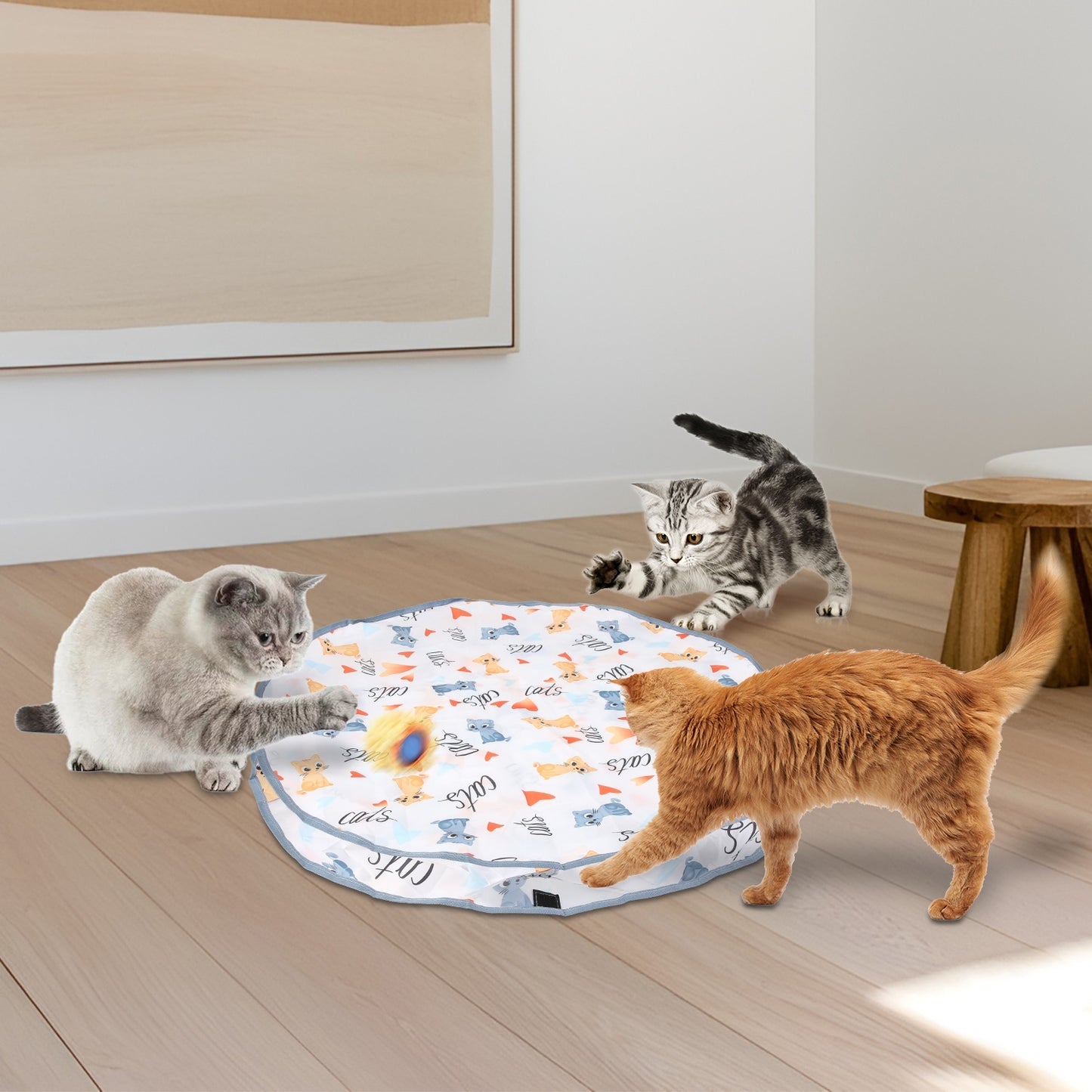Smart Motion Cat Toy Ball – Rechargeable, Interactive & Fun