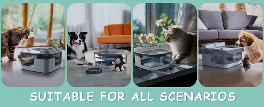 Automatic Pet Water Dispenser – Smart Cat & Dog Water Fountain with UV Sterilization and Wireless Induction