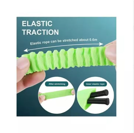 YT Heavy-Duty Dog Leash – Shock-Absorbing, Dual Handle & Car Safety Seat Belt (4–6ft)