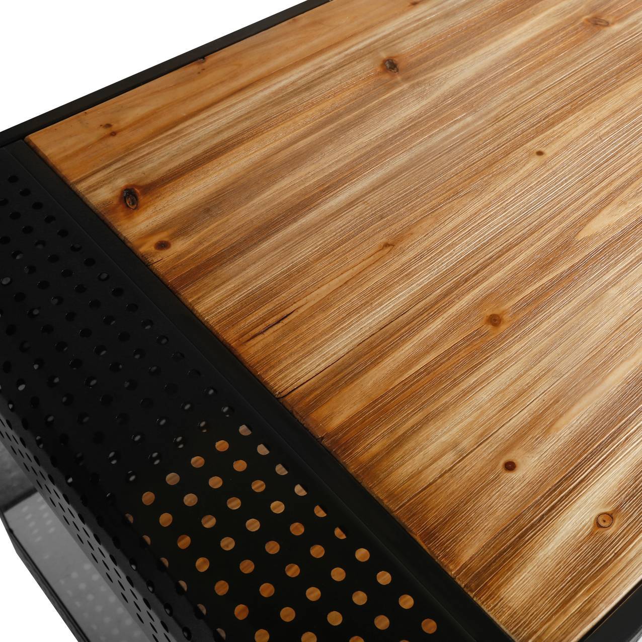 Spacious Cat House with Tempered Glass Doors – Modern Indoor Cat Enclosure, Black & Brown