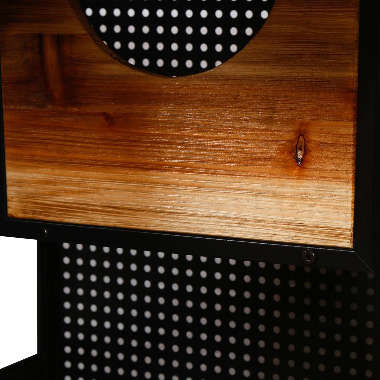 Spacious Cat House with Tempered Glass Doors – Modern Indoor Cat Enclosure, Black & Brown