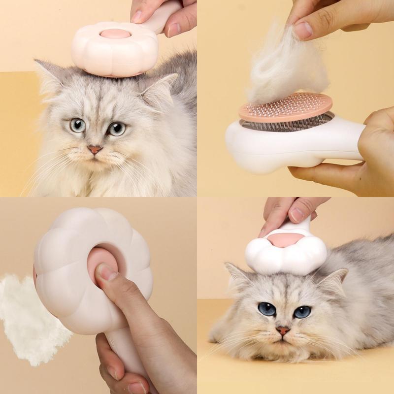 Paw-Shaped Pet Grooming Brush – Hair Removal Comb for Dogs & Cats