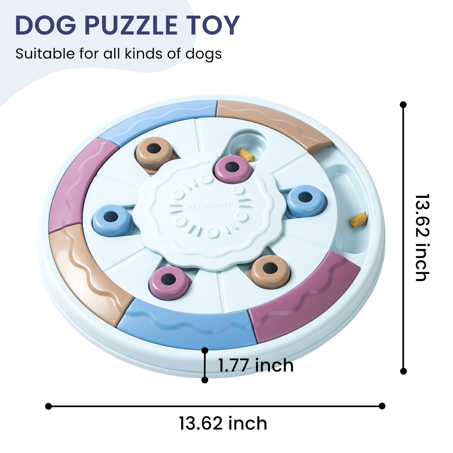 PETMARVEL Interactive Puzzle Game Dog Toy – Level 1–3