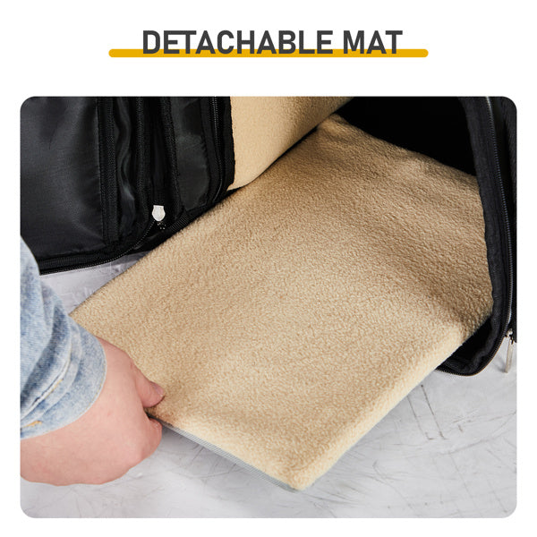 Expandable Pet Carrier Backpack – Breathable Travel Bag for Cats & Small Dogs (Up to 26 lbs)