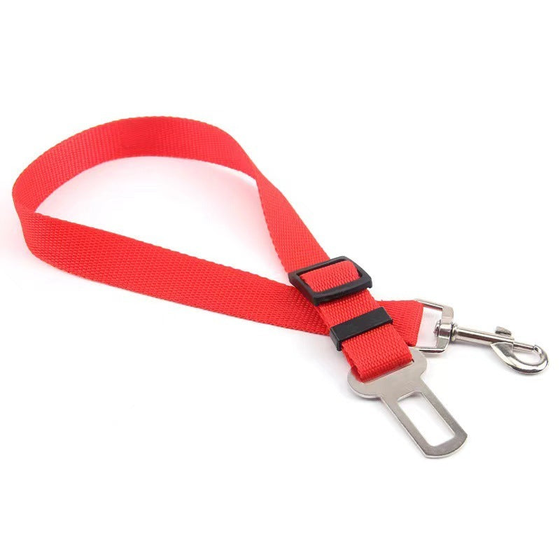 Retractable Dog Safety Belt — Car Safety Buckle for Pets