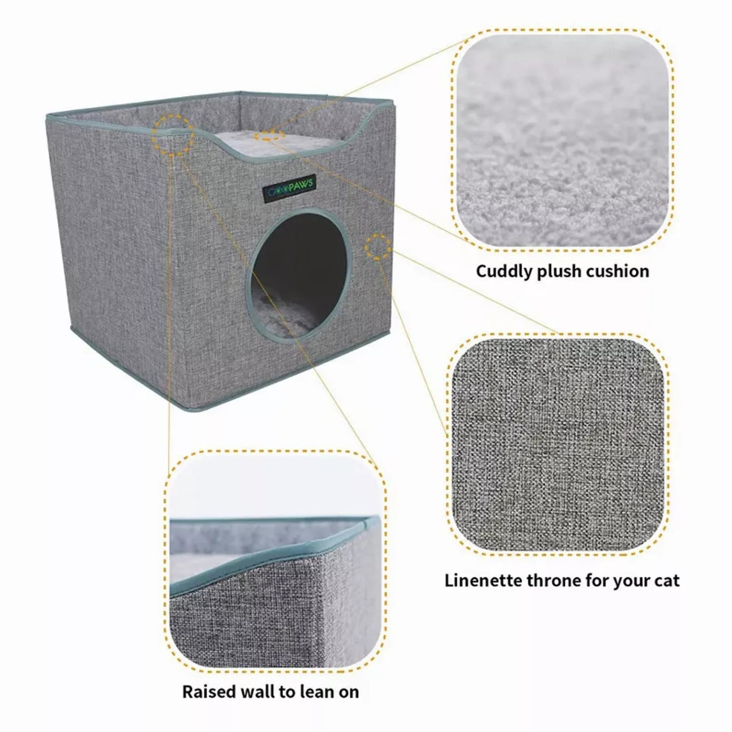 luxury cat condo bed indoor cats top lounging surface design