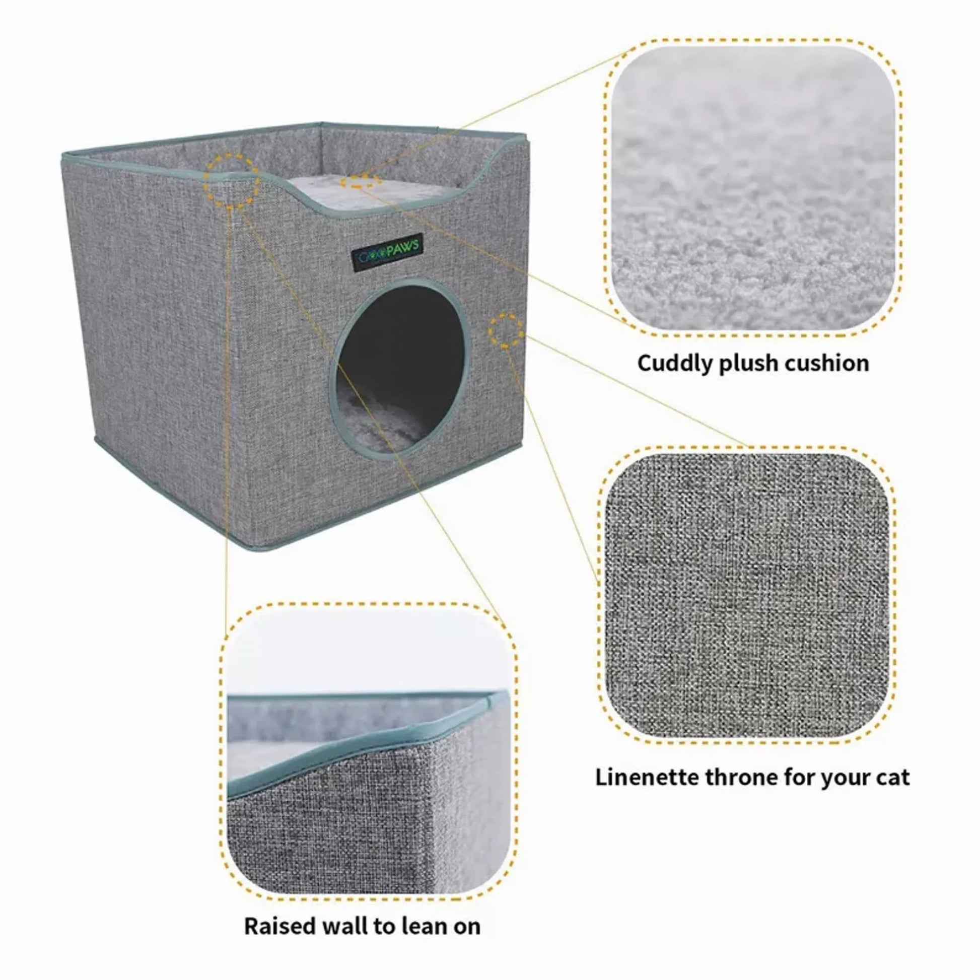 luxury cat condo bed indoor cats top lounging surface design