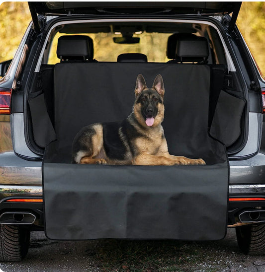 Dog Car Mat – Waterproof Rear Seat & Trunk Protector for Pets