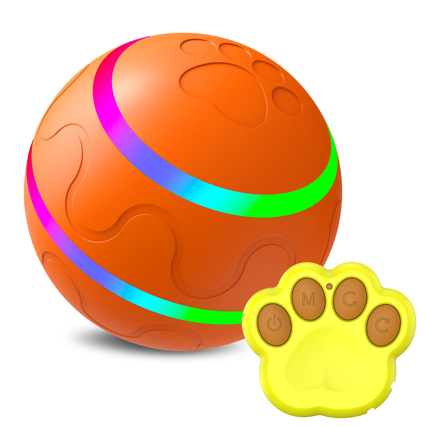 Intelligent Self-Rotating Cat Ball Toy – USB Rechargeable Interactive Play Ball