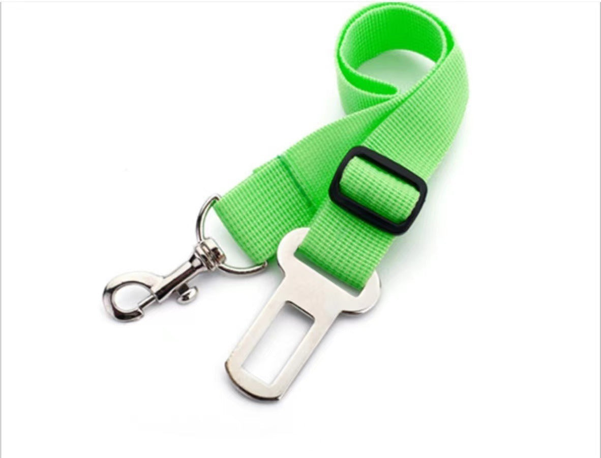 Retractable Dog Safety Belt — Car Safety Buckle for Pets