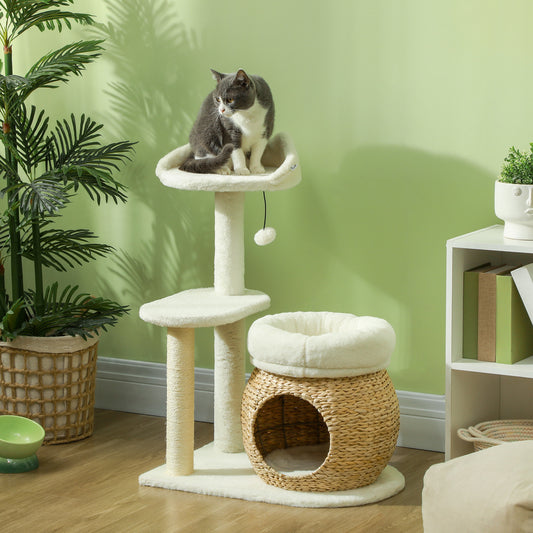 31" Cat Tree Tower – Scratching Posts with Beds and Condo