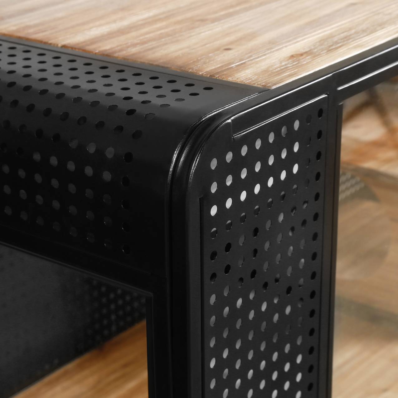 Spacious Cat House with Tempered Glass Doors – Modern Indoor Cat Enclosure, Black & Brown