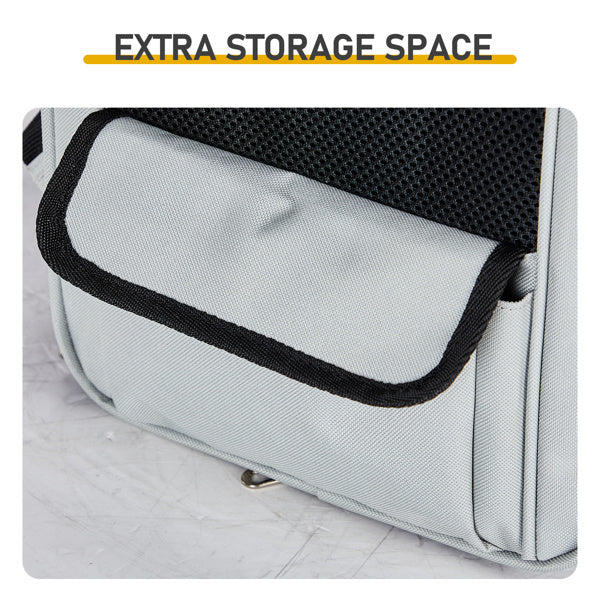 Expandable Pet Carrier Backpack – Breathable Travel Bag for Cats & Small Dogs (Up to 26 lbs)