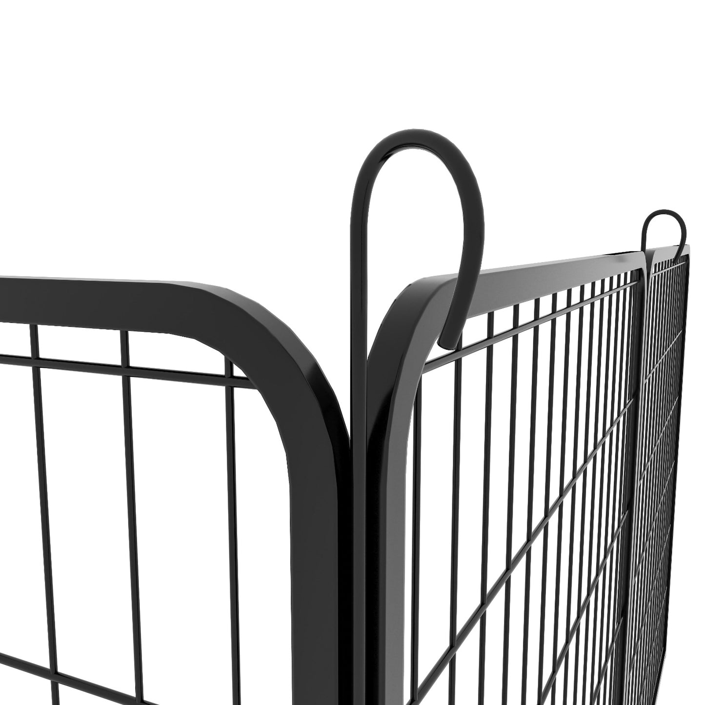 Fiery Guard 6-Panel Metal Dog Playpen – Secure, Sturdy & Spacious