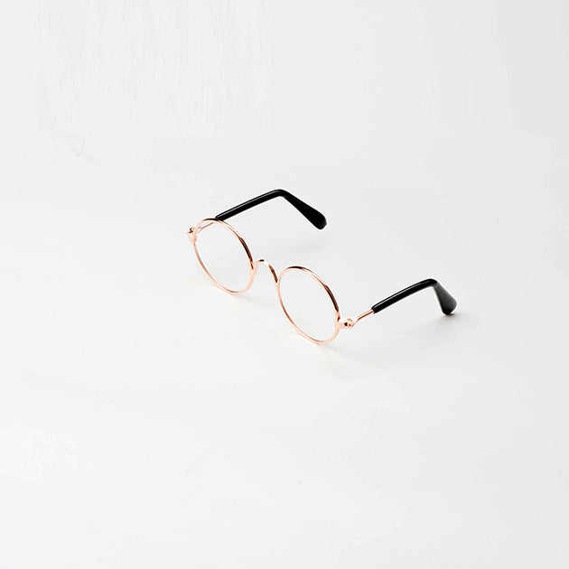 FieryFur Pet Cat Sunglasses – Stylish Round Frame Glasses for Cats & Small Dogs