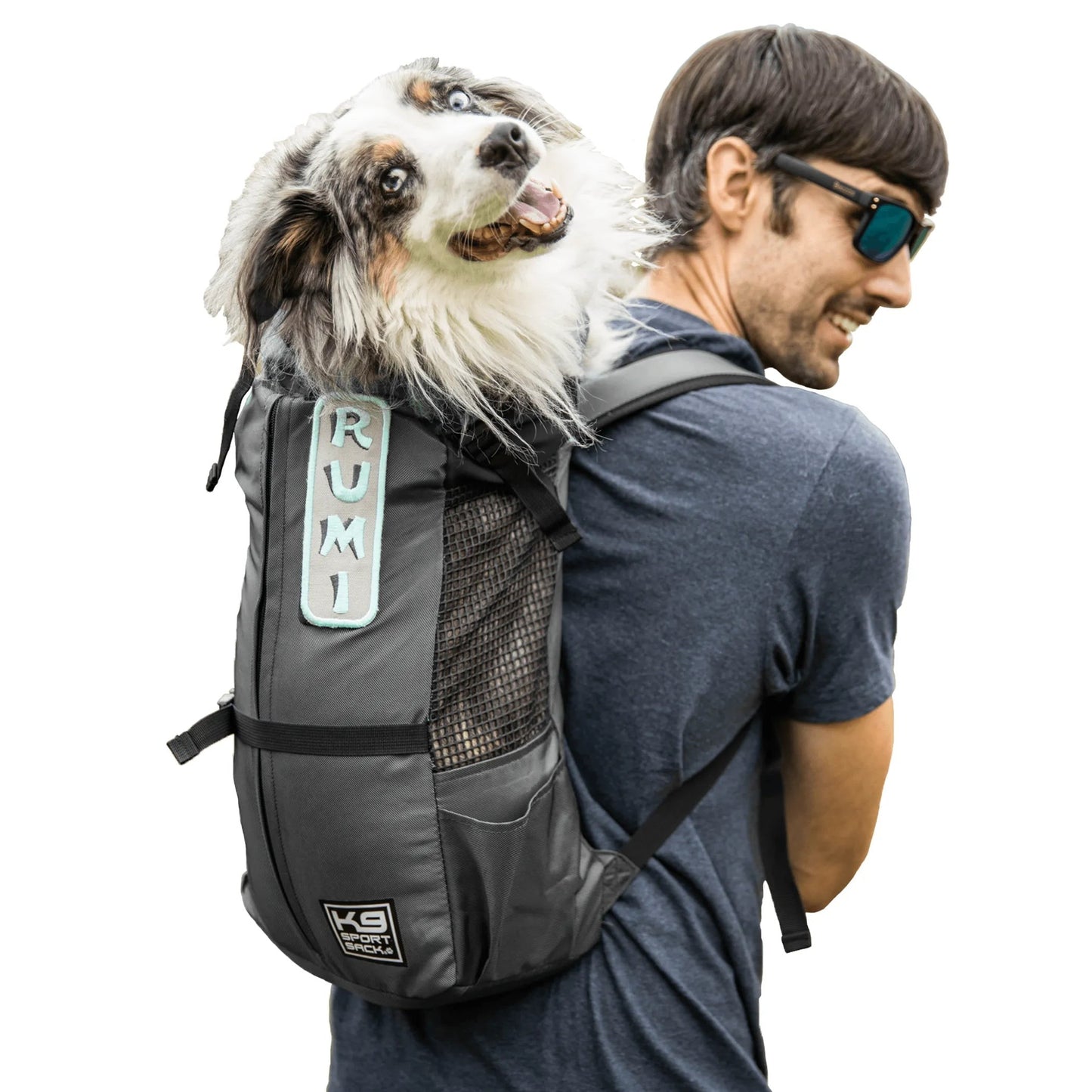 luxury dog backpack carrier for small dogs k9 sport sack trainer front view