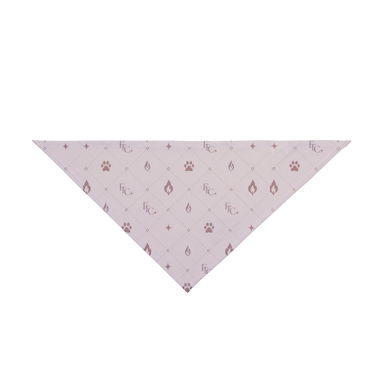 luxury pet bandana soft mauve pattern luxury Fiery Couture design for dogs and cats